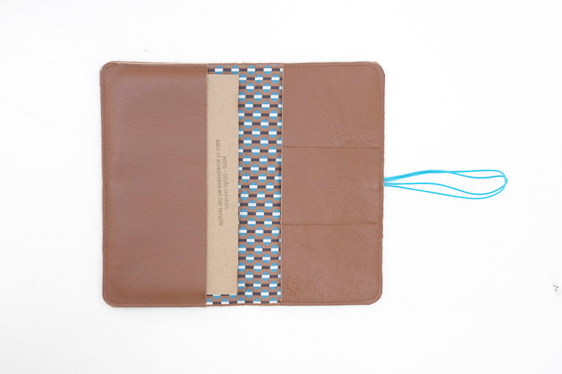 checkbook soft leather wallet