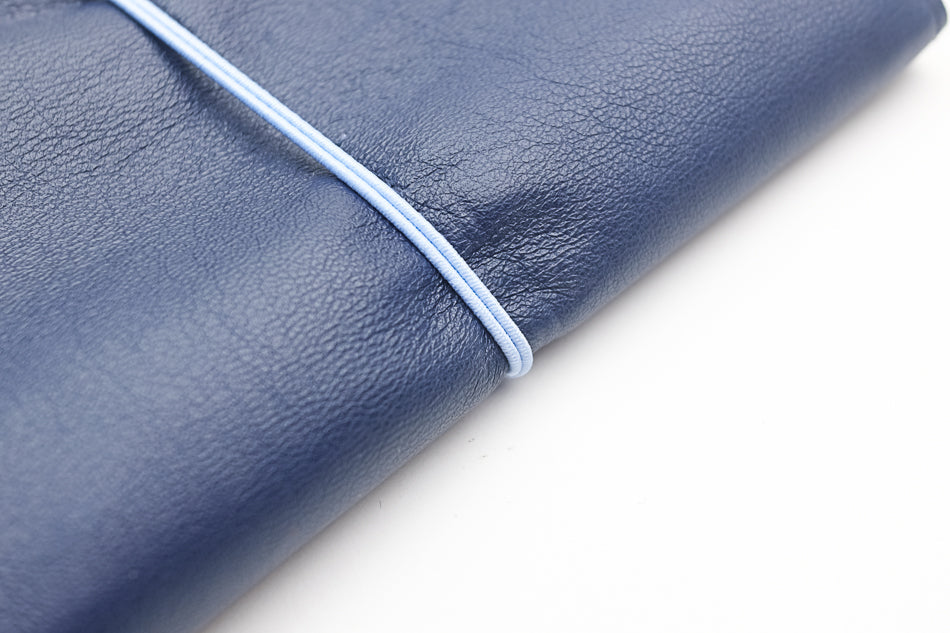 Marine Blue Leather Portfolio