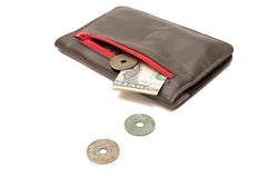 Portefeuille homme marron en cuir