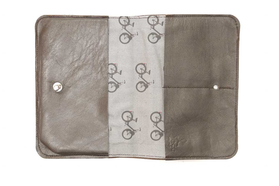 wallet leather brown vintage