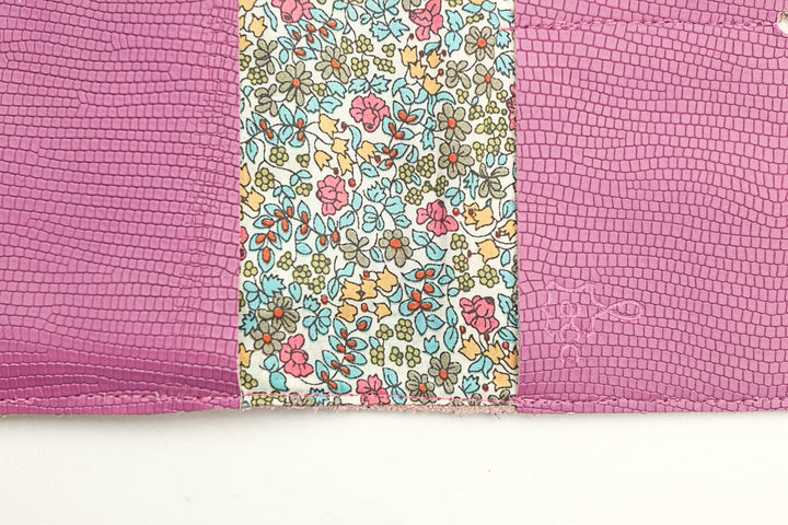 pink leather wallet for women