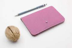 pink leather wallet for women