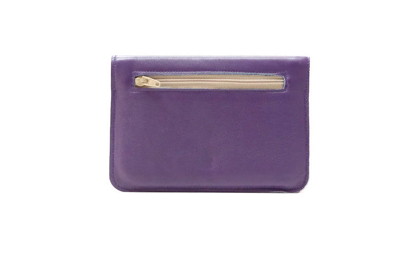 Portefeuille violet femme