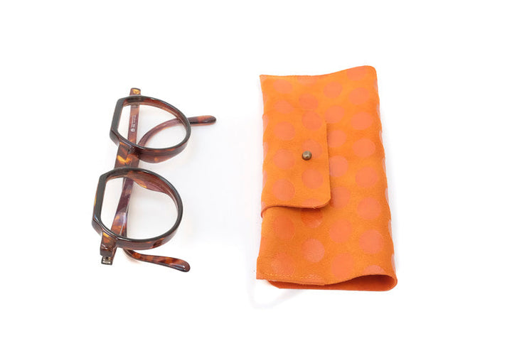 Protection lunettes en cuir original