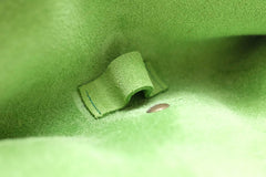 Range lunettes en daim vert