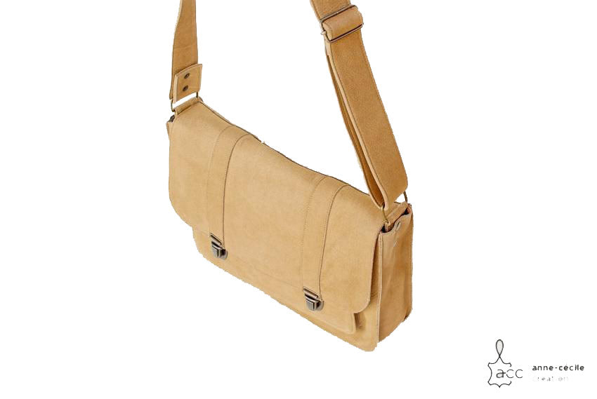 sacoche homme cuir naturel