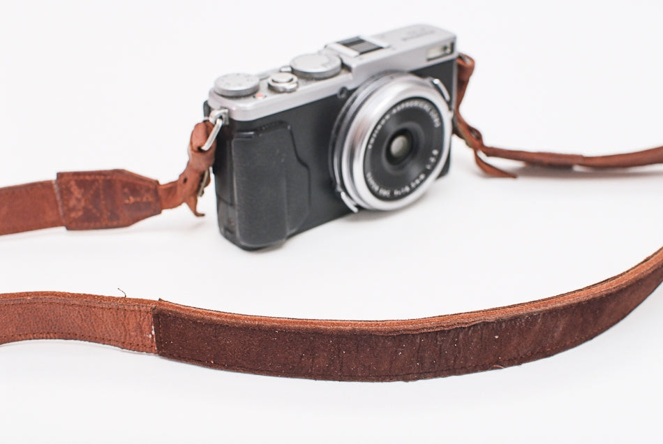 Fuji X leather camera lens