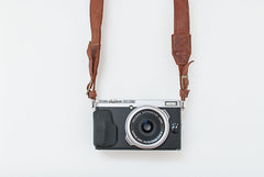 Fuji X leather camera lens