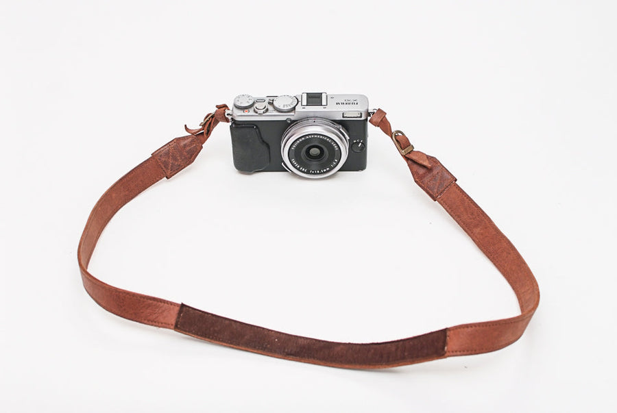 Fuji X leather camera lens