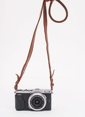 Fuji X leather camera lens
