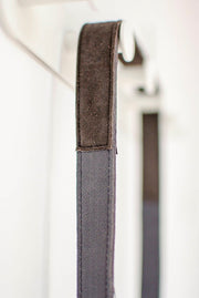 Sangle appareil photo fuji cuir bleu gris