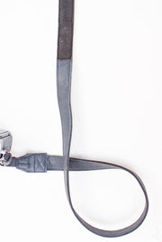 Sangle appareil photo fuji cuir bleu gris