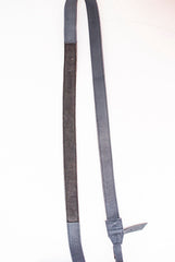 Strap camera blue leather custom