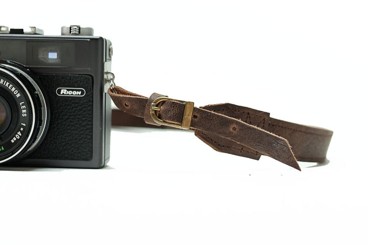 strap leather black custom