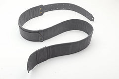 Sangle de guitare en cuir gris