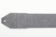 Sangle de guitare en cuir gris