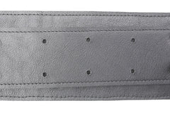 Guitar strap custom black leather