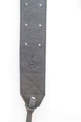 Sangle de guitare en cuir vert