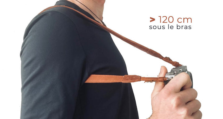 Sangle appareil photo en cuir Fuji XT ou X