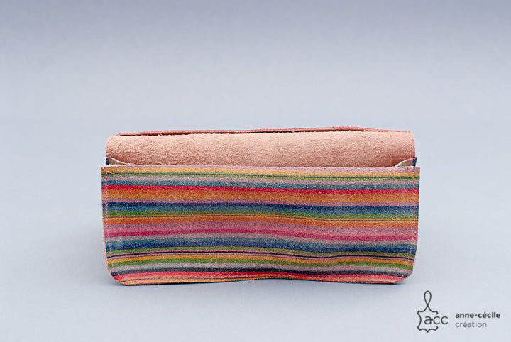 Trousse crayon en cuir fille