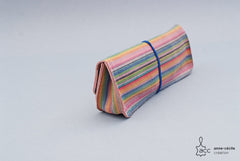 Trousse crayon en cuir fille