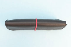 trousse crayon en cuir noire