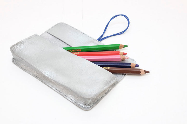 Trousse crayon en cuir originale