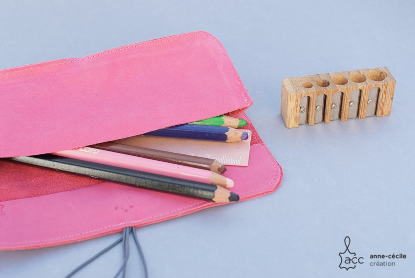 Pink pencil case